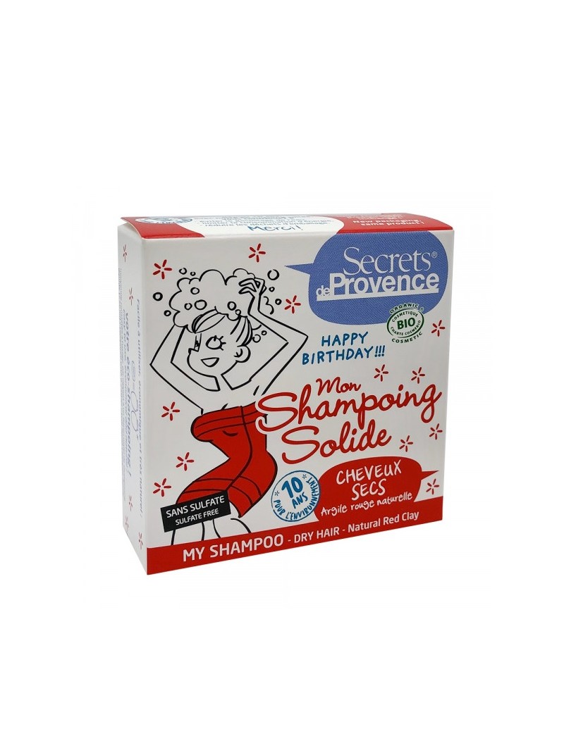 Shampoing solide cheveux secs Bio Secrets de Provence