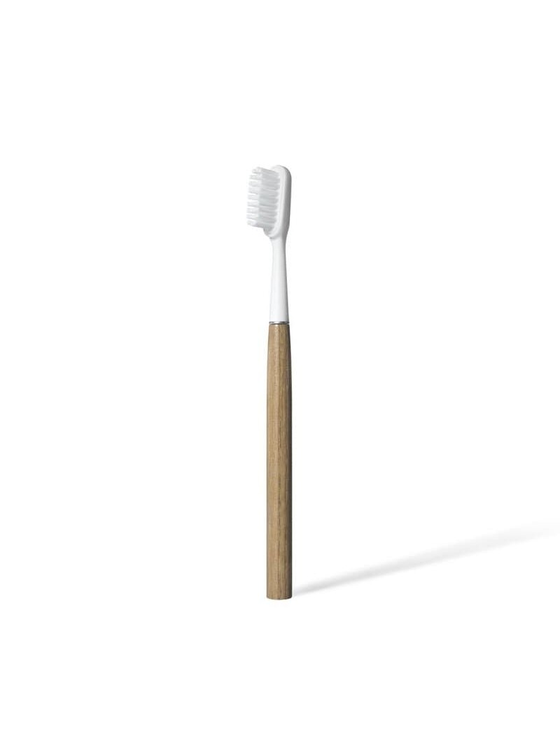 Brosse à dents à tête interchangeable en bois de chêne Caliquo