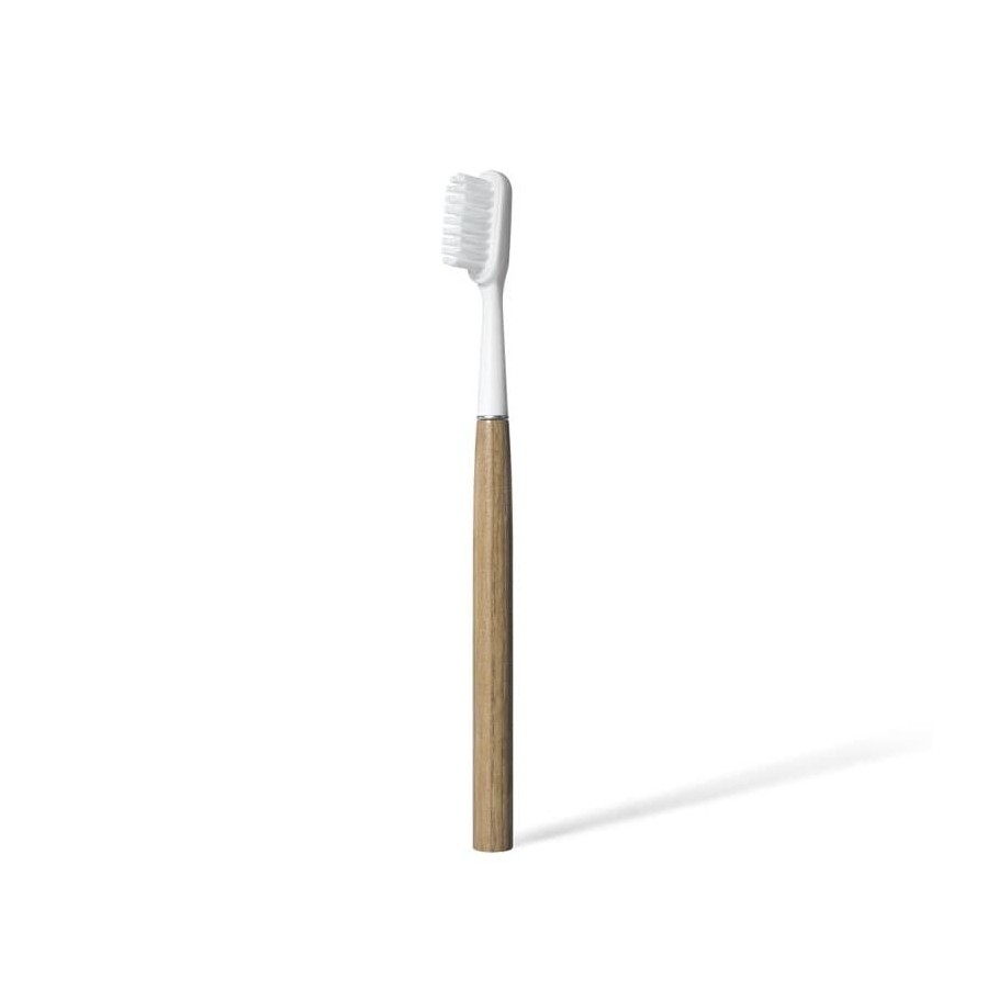Brosse à dents à tête interchangeable en bois de chêne Caliquo