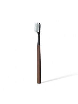Brosse à dents à tête interchangeable en bois de noyer Caliquo