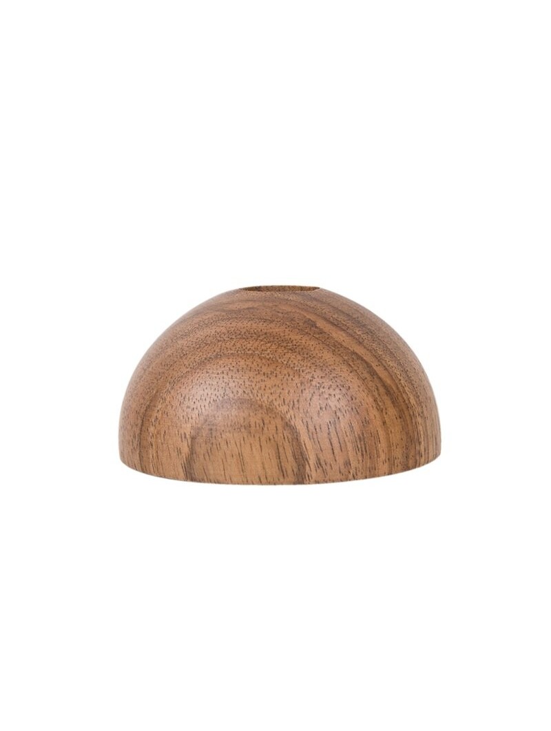 Support brosse à dents en bois de noyer Caliquo
