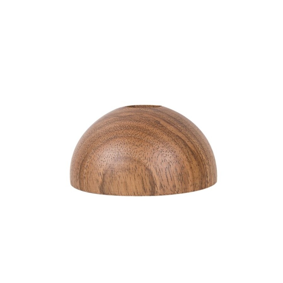 Support brosse à dents en bois de noyer Caliquo