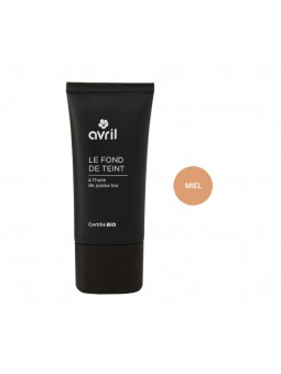 Fond de teint miel certifié Bio Avril cosmétique