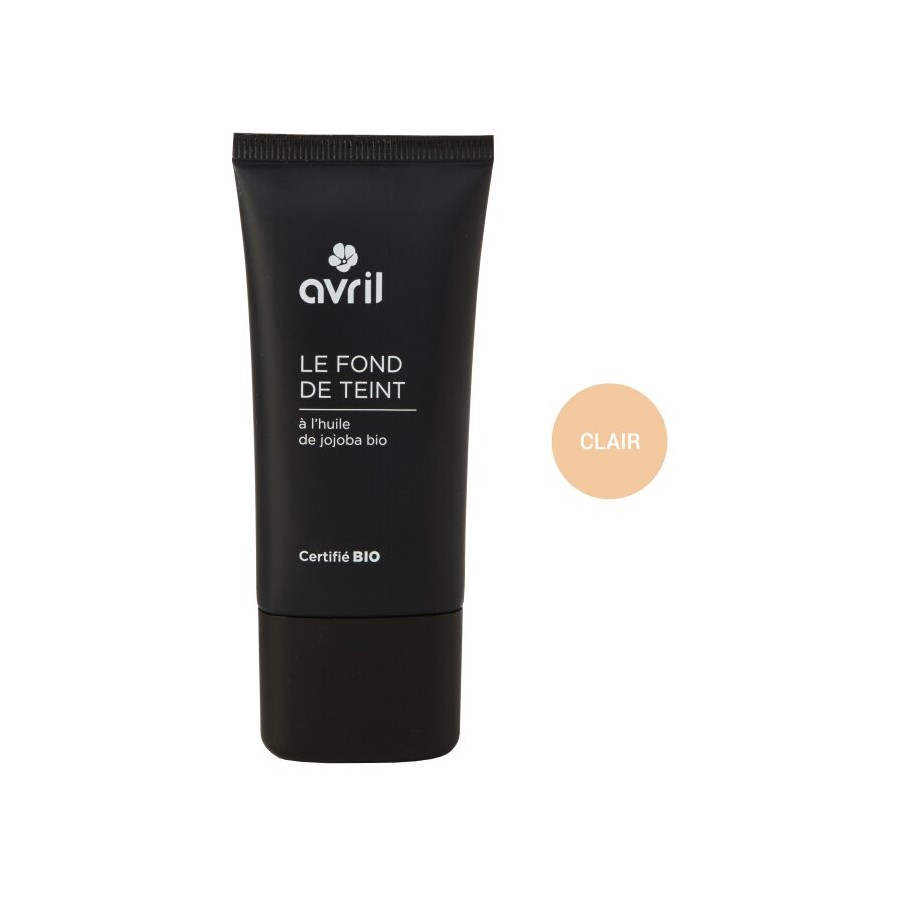 Fond de teint clair certifié Bio Avril cosmétique