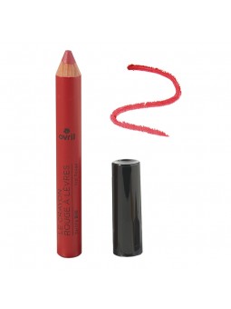 Crayon rouge à lèvres Vrai Rouge certifié Bio Avril cosmétique