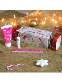 Cracker de Noël soins mains & lèvres hydratants Bio Propolia