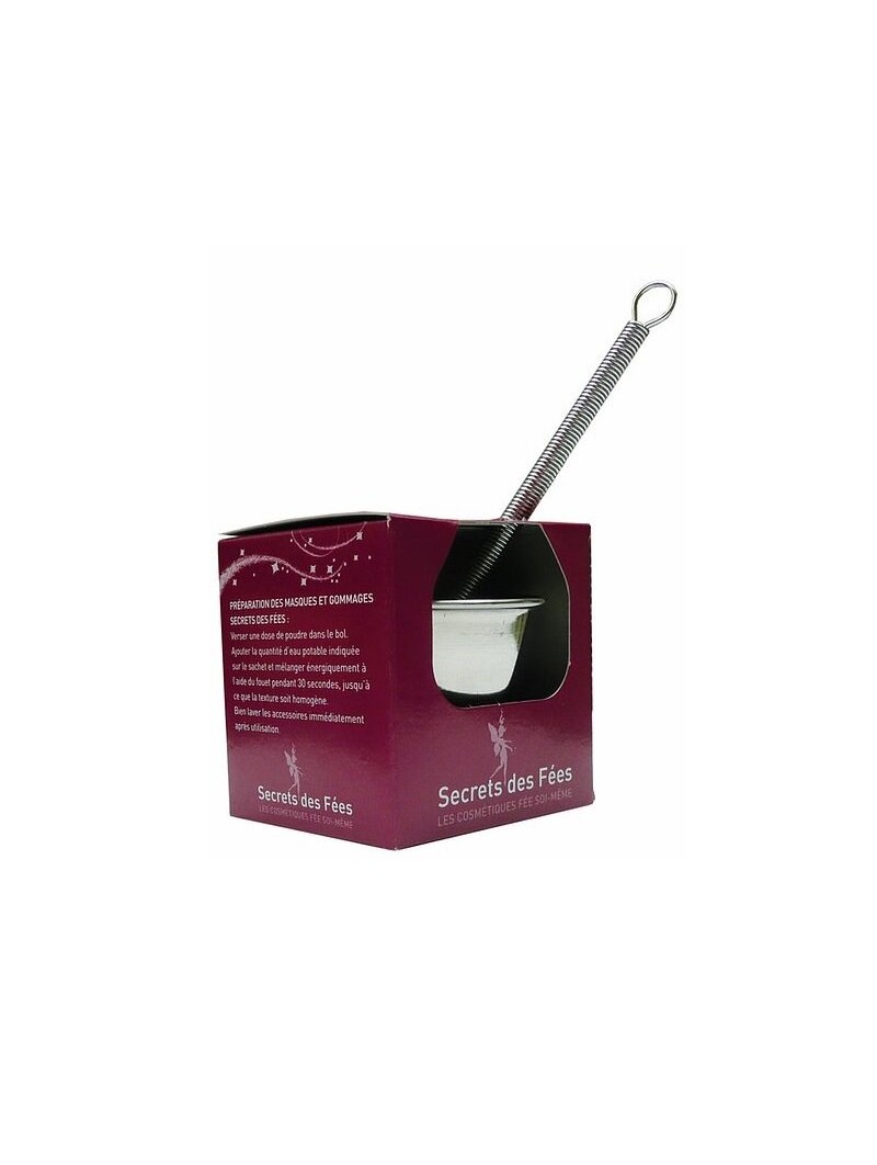 Pack pot + fouet + 1 mesurette 15 ml Secret des Fées