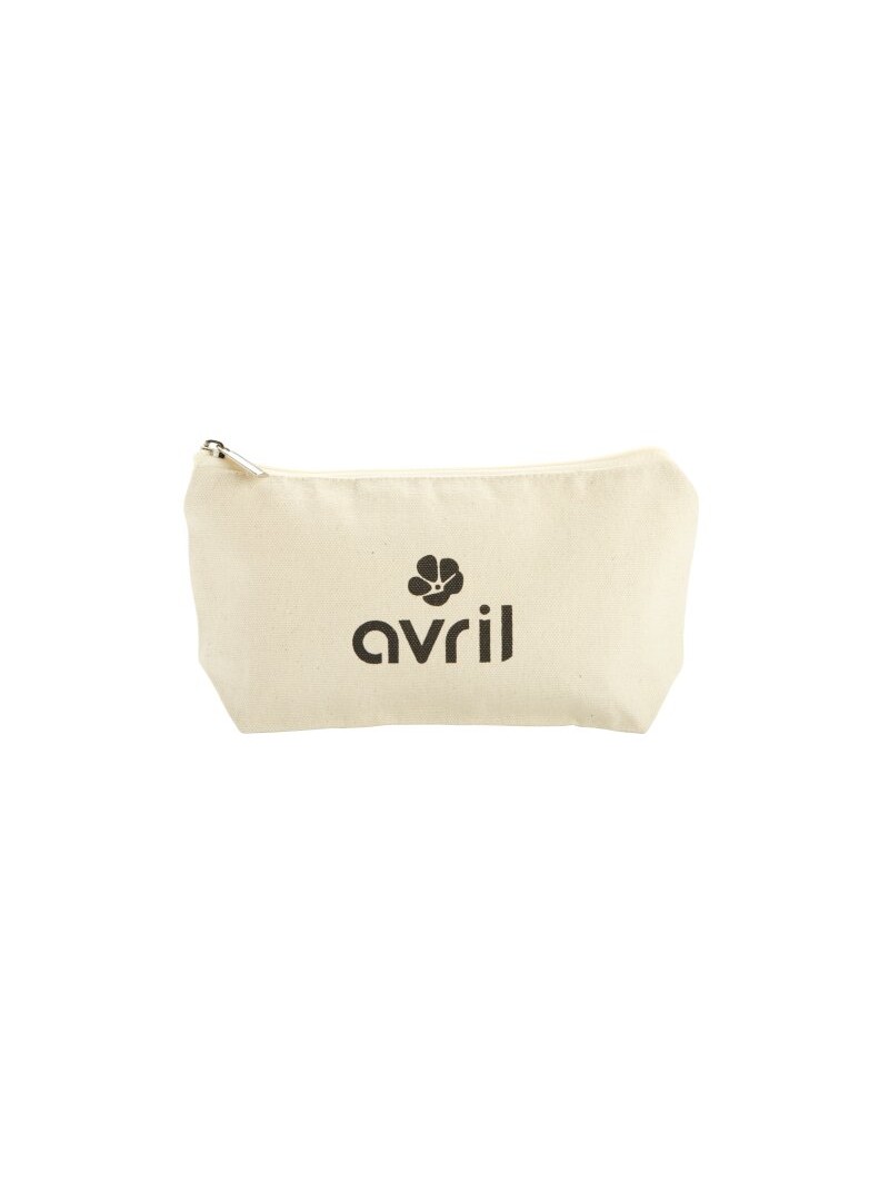 Petite trousse à maquillage en coton bio Avril cosmétique