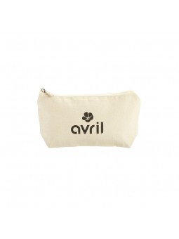 Petite trousse à maquillage en coton bio Avril cosmétique