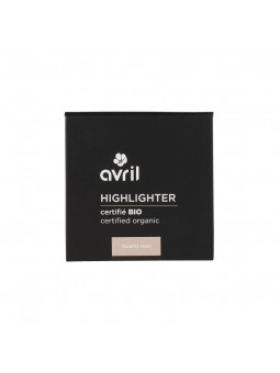 Highlighter quartz rose certifié Bio Avril cosmétique