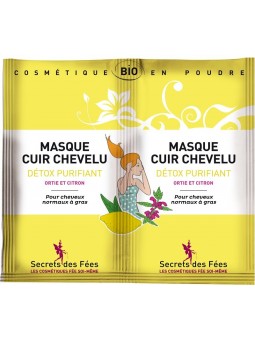 Masque cuir chevelu détox purifiant Bio Secrets des Fées