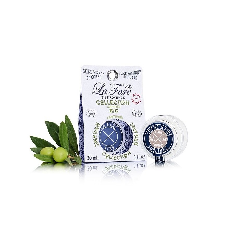 Crème mains sublimes Bio La Fare en Provence