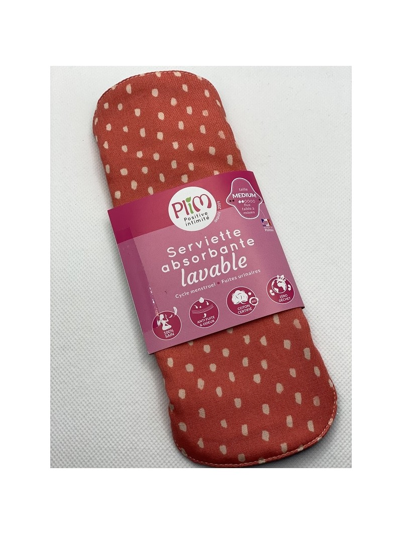 Serviette hygiénique lavable