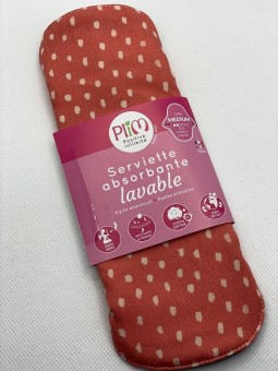 Serviette hygiénique lavable