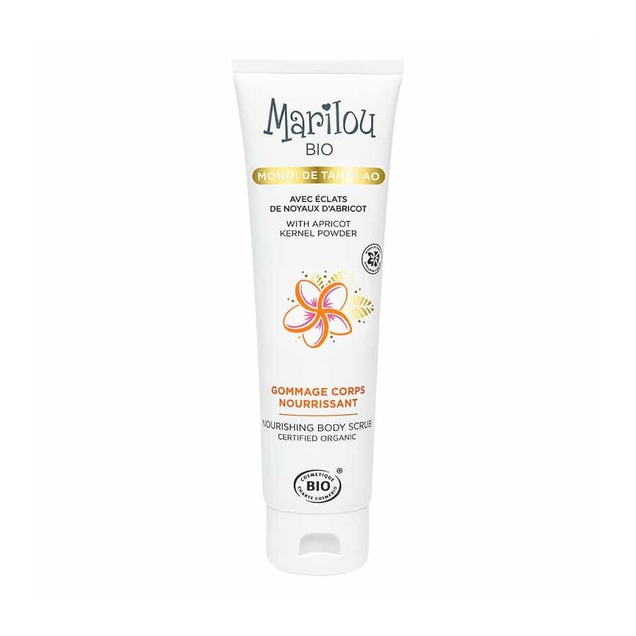 Gommage exfoliant corps à l’huile de Monoï de Tahiti Bio Marilou Bio