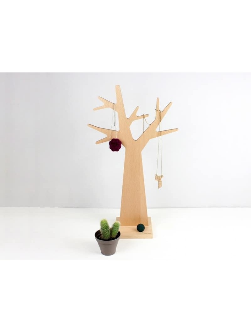 Arbre à bijoux en bois Reine Mère