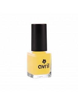 Vernis à ongles Jaune Curry Avril cosmétique