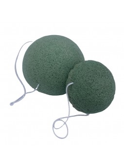Éponge de konjac au thé vert antioxydant Jolis baumes