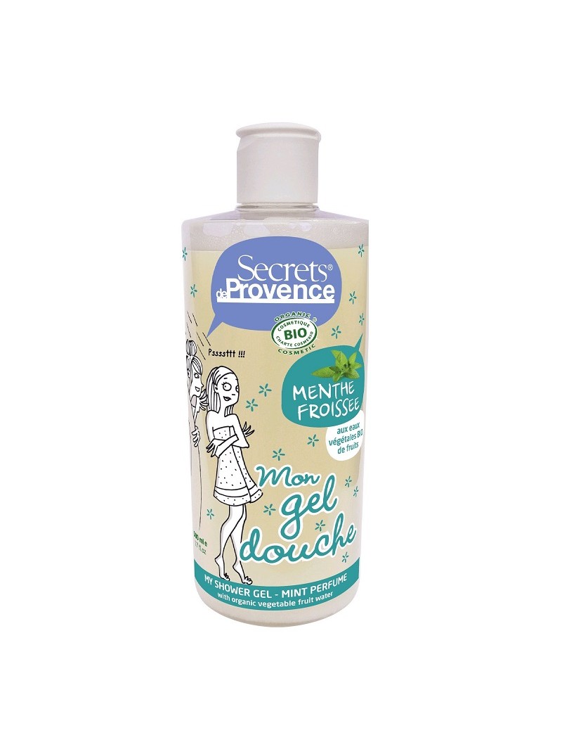 Gel douche à la menthe froissée Bio Secrets de Provence