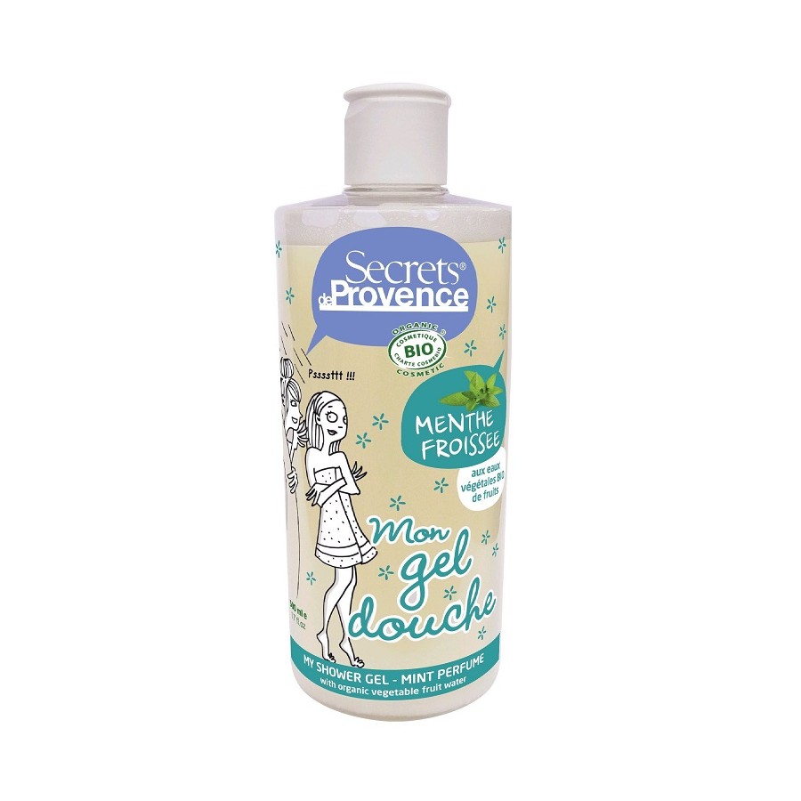 Gel douche à la menthe froissée Bio Secrets de Provence