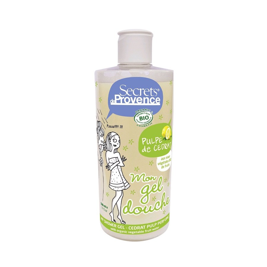 Gel douche à la pulpe de Cédrat Bio Secrets de Provence