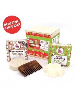Coffret zéro déchet "Trio démêli mêlo huile de coco" Lamazuna