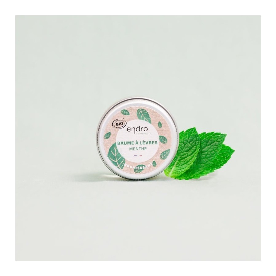 Baume à lèvres menthe Bio Endro cosmétique
