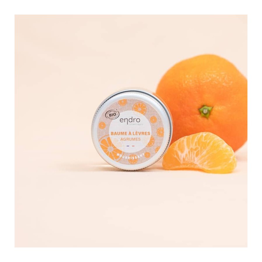 Baume à lèvres agrumes Bio Endro cosmétique