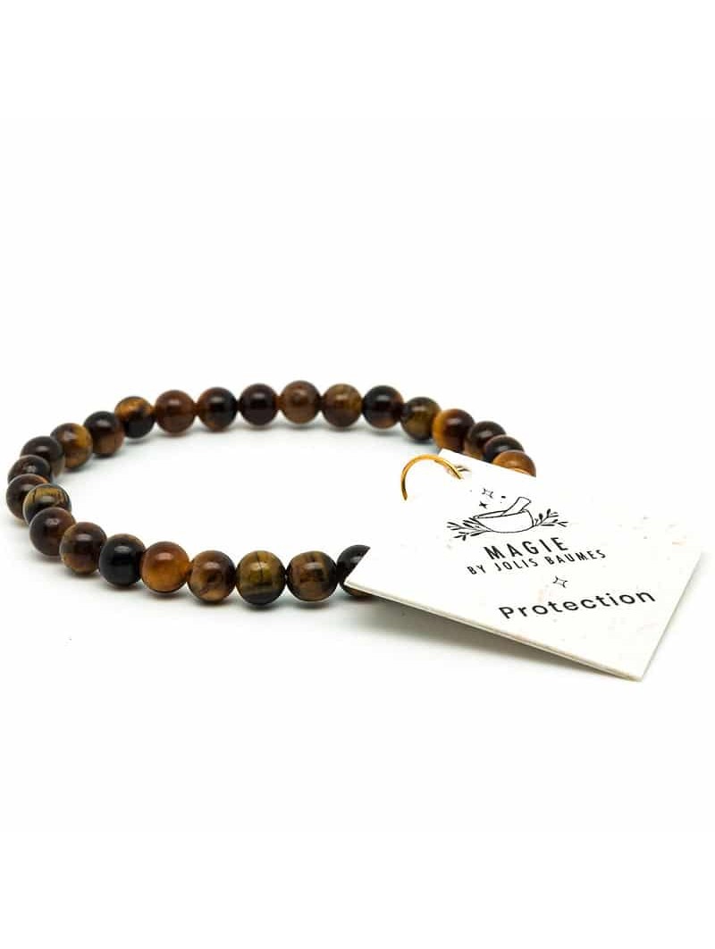 Bracelet protection en Œil de Tigre Jolis Baumes