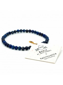 Bracelet spiritualité en Lapis-Lazuli Jolis Baumes