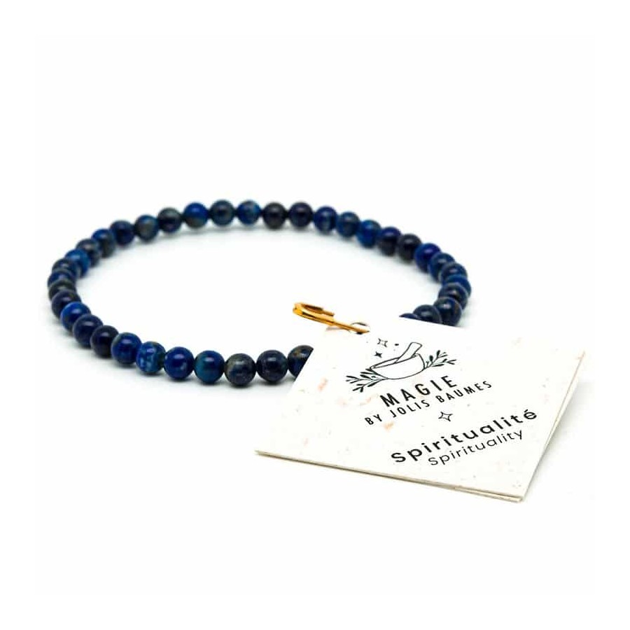 Bracelet spiritualité en Lapis-Lazuli Jolis Baumes