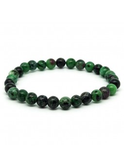 Bracelet en Rubis Zoïsite naturelle