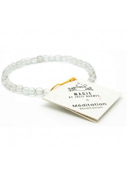 Bracelet méditation en Cristal de Roche Jolis Baumes