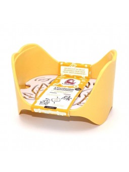Organisateur de salle de bain jaune Lamazuna