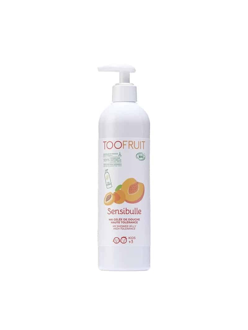 Gelée de douche abricot pêche Bio Sensibulle Toofruit
