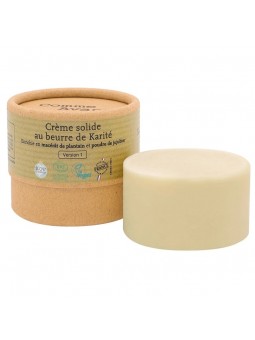 Crème solide plantain et jujubier pour peaux sensibles naturelle et Bio Comme Avant