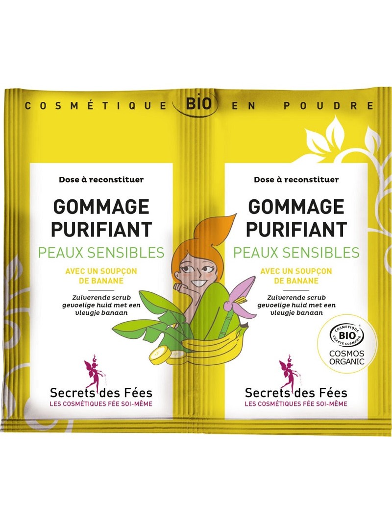 Gommage purifiant peaux sensibles Bio Secrets des Fées