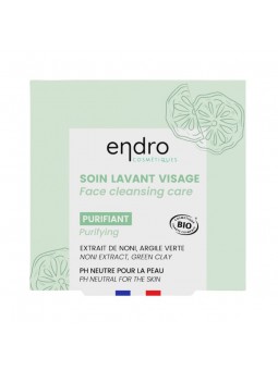 Soin visage lavant purifiant Bio Peaux mixtes à grasses Endro cosmétique - 85ml
