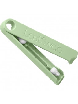 Coton-tige Baby réutilisable en silicone vert Lastswab