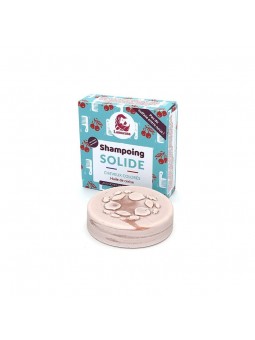 Shampoing solide pour cheveux colorés à l'huile de noyaux de cerise Bio Lamazuna