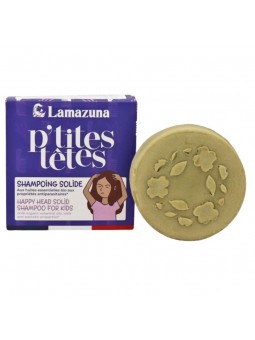 Shampoing solide anti-poux des p'tites têtes au lavandin et tea tree Bio Lamazuna - 70g