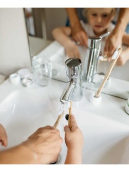 Brosse à dents en bambou pour enfant APO France
