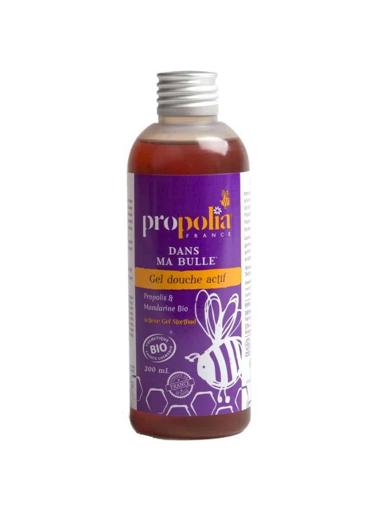 Gel douche actif propolis et mandarine Bio "Dans ma bulle" Propolia