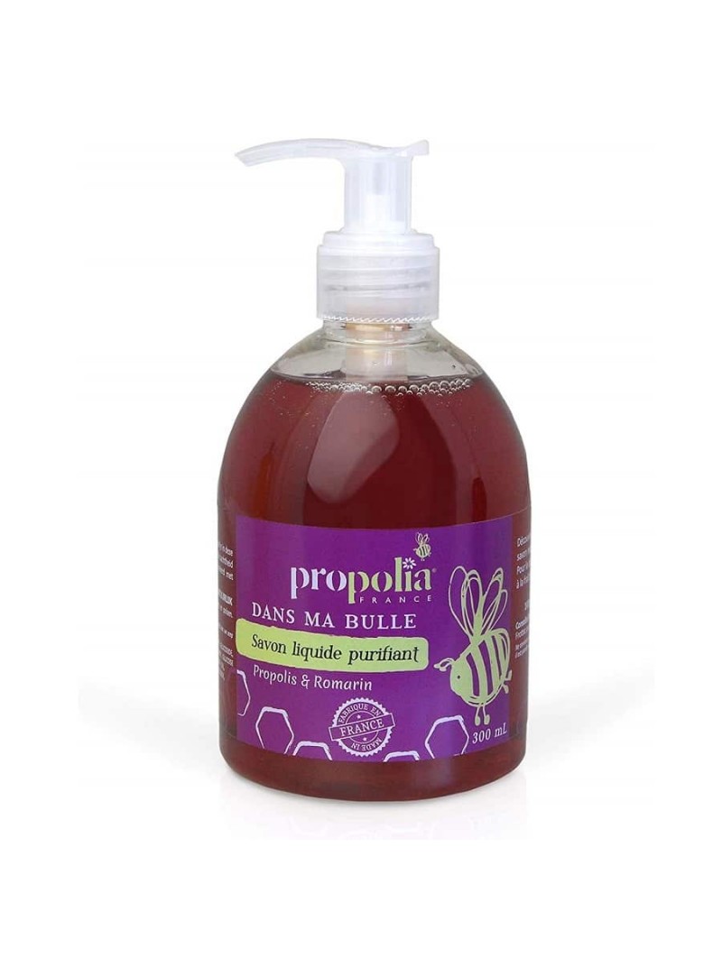 Savon liquide purifiant propolis et romarin "Dans ma bulle" Propolia