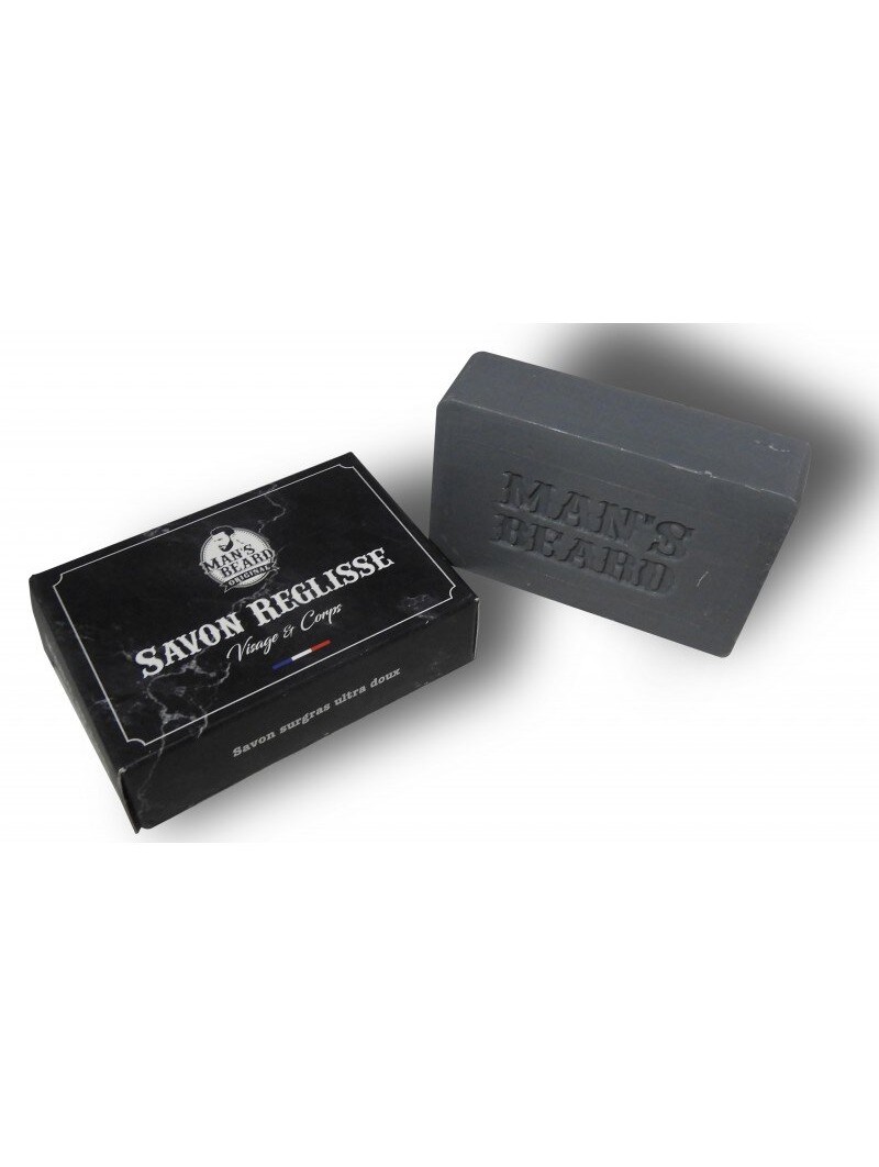 Savon visage et corps à la réglisse 100% naturel Man's Beard